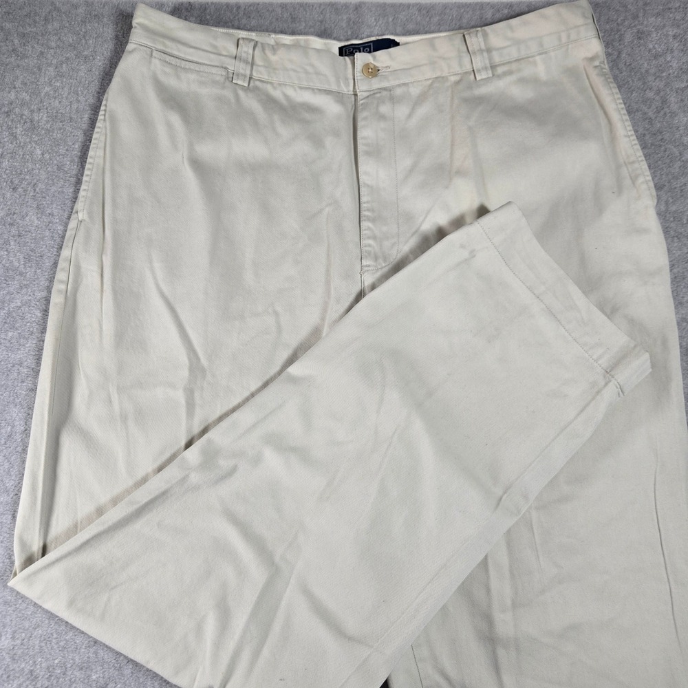 Polo Ralph Lauren Philip Pant Mens 38x34 Stone Beige Classic Chino Straight Leg